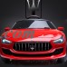 Gymax 12V Maserati Licensed Kids Ride on Car w/ RC Remote Control Led Lights MP3 Red   